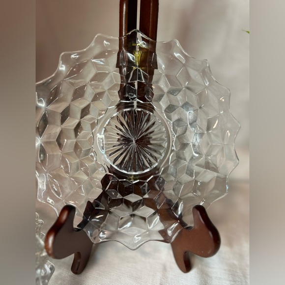 Set of 6 Fostoria 7” cake plates - Picture 8 of 8